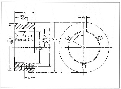 Steel Hubs For Split Taper Bushings HG1 HH1 HCH1 HP1 HCP1 HP2 HB1 HB2 HQ1 HCQ1 HQ2 HR1 HR2 HS1 HS2 HU0 HU1 HU2 HW1