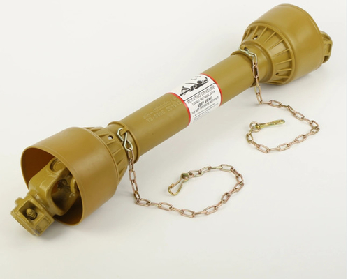 China 10mm Keyway Steel PTO Drive Shafts Torque Shaft With 60mm Diameter Splined End For Protection Safety supplier