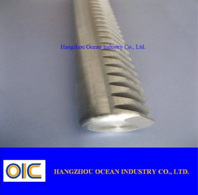 China White Zinc Plated CNC Steel Gear Rack supplier