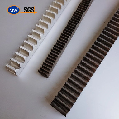 China MW Plastic Rack Pinion Gear Lifting CNC Galvanized Sliding Door Gate Nylon with Metal Round Engraving Gears Rack supplier