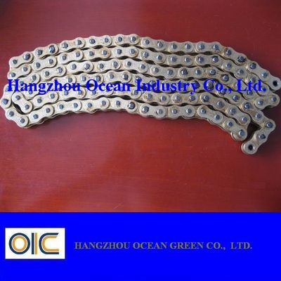 Greased Motorcycle Chains 520 Clip Master Link Type Heavy Duty Transmission Chain Suitable for Motorcycles and Scooters supplier