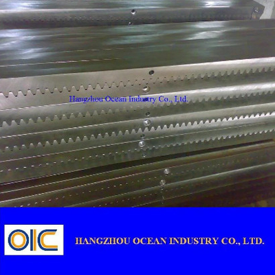 20 Degrees Pressure Angle Sliding Gate Gear Rack with 500kg Load Capacity and 20mm Pitch supplier