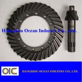 Crown Wheel Pinion Steel Carburized Spiral Bevel Gear with Low Noise 4.11 Ratio supplier