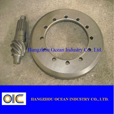 Ratio 411 Crown Wheel and Pinion 10 Spline Quenching Heat Treatment Manufactured for Precision Industrial Gear Solutions supplier
