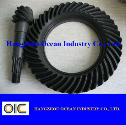 Low Noise Level Crown Wheel and Pinion in Automotive Industry with 231mm Pinion Length supplier