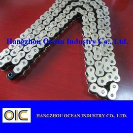 520-120L Motorcycle O Ring Chain Transmission Spare Parts In Black and Gloden supplier