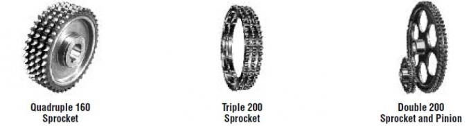 Martin Sprockets , type 25A , 35A , 40A , 50A , 60A , 80A , 100A , 120A , 140A , 160A