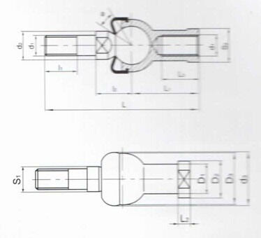 SQZ..-RS Series Rod End , China Rod End SQZ5-RS , SQZ6-RS , SQZ8-RS , SQZ10-RS